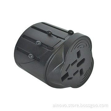 Universal travel adapter with USB charger for Samsung/iPod/camera, 5V/1A, USB port